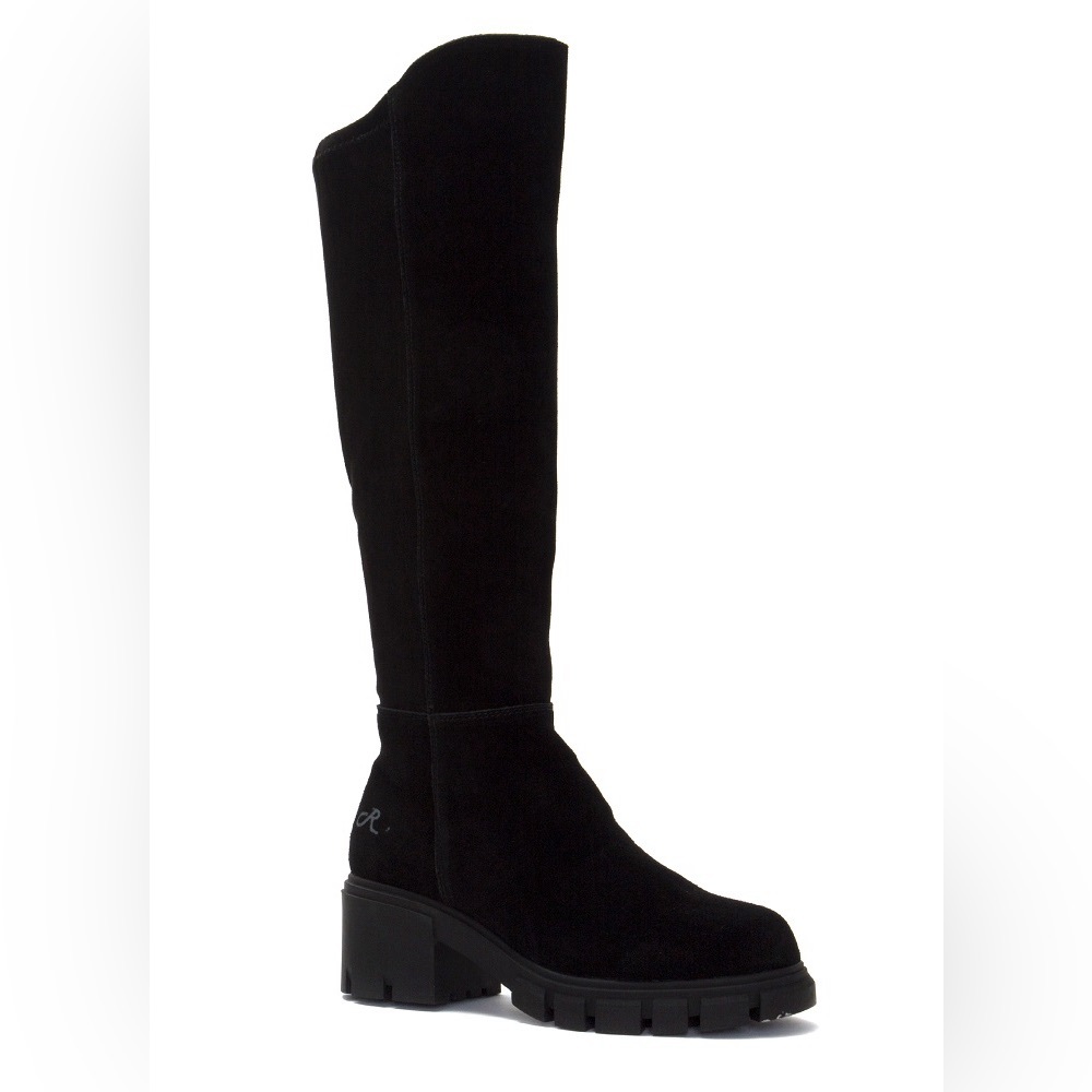 Women's Black Knee-High Boots